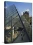 Pyramide and Palais Du Louvre, Musee Du Lourve, Paris, France, Europe-Nigel Francis-Stretched Canvas