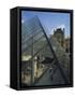 Pyramide and Palais Du Louvre, Musee Du Lourve, Paris, France, Europe-Nigel Francis-Framed Stretched Canvas