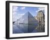 Pyramide and Palais Du Louvre, Musee Du Louvre, Paris, France, Europe-Rainford Roy-Framed Photographic Print