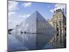 Pyramide and Palais Du Louvre, Musee Du Louvre, Paris, France, Europe-Rainford Roy-Mounted Photographic Print