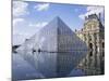 Pyramide and Palais Du Louvre, Musee Du Louvre, Paris, France, Europe-Rainford Roy-Mounted Photographic Print