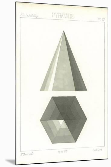 Pyramide Projection-Stephanie Monahan-Mounted Giclee Print