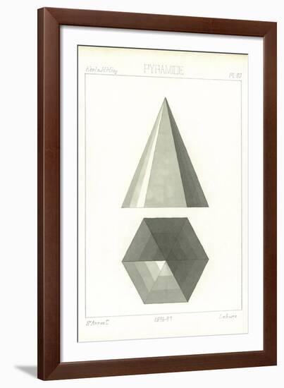 Pyramide Projection-Stephanie Monahan-Framed Giclee Print