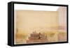 Pyramids, 19th Century-David Roberts-Framed Stretched Canvas