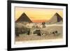 Pyramids and Sphinx, Egypt-null-Framed Premium Giclee Print