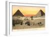 Pyramids and Sphinx, Egypt-null-Framed Art Print