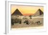 Pyramids and Sphinx, Egypt-null-Framed Art Print