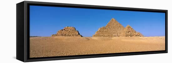 Pyramids Area of Giza Egypt-null-Framed Stretched Canvas