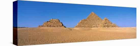 Pyramids Area of Giza Egypt-null-Stretched Canvas