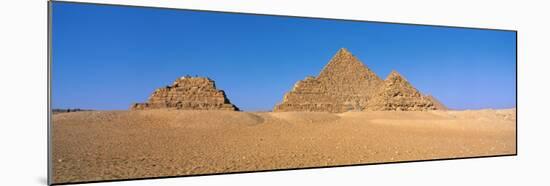 Pyramids Area of Giza Egypt-null-Mounted Premium Photographic Print