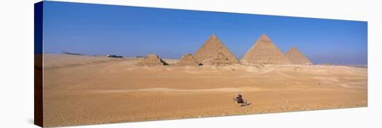 Pyramids Area of Giza Egypt-null-Stretched Canvas