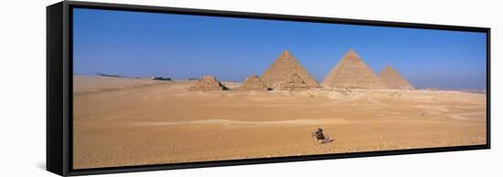 Pyramids Area of Giza Egypt-null-Framed Stretched Canvas