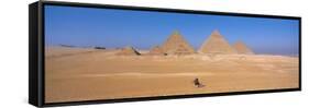 Pyramids Area of Giza Egypt-null-Framed Stretched Canvas