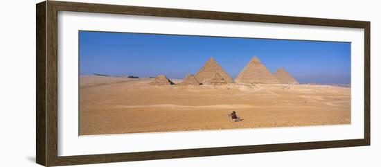 Pyramids Area of Giza Egypt-null-Framed Photographic Print