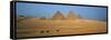 Pyramids at Giza, Cairo, Egypt-Jon Arnold-Framed Stretched Canvas