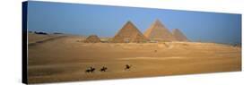 Pyramids at Giza, Cairo, Egypt-Jon Arnold-Stretched Canvas