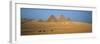 Pyramids at Giza, Cairo, Egypt-Jon Arnold-Framed Photographic Print