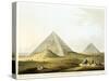 Pyramids at Giza, Egypt, 4th Dynasty, Old Kingdom, 26th Century BC-Luigi Mayer-Stretched Canvas