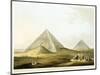 Pyramids at Giza, Egypt, 4th Dynasty, Old Kingdom, 26th Century BC-Luigi Mayer-Mounted Giclee Print