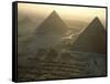 Pyramids at Giza, Giza Plateau, Egypt-Kenneth Garrett-Framed Stretched Canvas