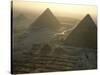 Pyramids at Giza, Giza Plateau, Egypt-Kenneth Garrett-Stretched Canvas