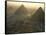 Pyramids at Giza, Giza Plateau, Egypt-Kenneth Garrett-Framed Stretched Canvas