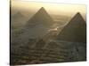 Pyramids at Giza, Giza Plateau, Egypt-Kenneth Garrett-Stretched Canvas