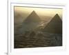 Pyramids at Giza, Giza Plateau, Egypt-Kenneth Garrett-Framed Photographic Print