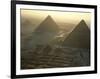 Pyramids at Giza, Giza Plateau, Egypt-Kenneth Garrett-Framed Photographic Print