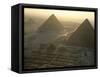 Pyramids at Giza, Giza Plateau, Egypt-Kenneth Garrett-Framed Stretched Canvas