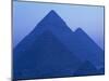 Pyramids at Giza, UNESCO World Heritage Site, Cairo, Egypt, North Africa, Africa-null-Mounted Photographic Print