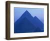 Pyramids at Giza, UNESCO World Heritage Site, Cairo, Egypt, North Africa, Africa-null-Framed Photographic Print