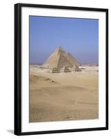 Pyramids at Giza, Unesco World Heritage Site, Near Cairo, Egypt, North Africa, Africa-Jack Jackson-Framed Photographic Print