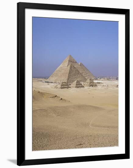 Pyramids at Giza, Unesco World Heritage Site, Near Cairo, Egypt, North Africa, Africa-Jack Jackson-Framed Photographic Print