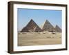 Pyramids at Giza, Unesco World Heritage Site, Near Cairo, Egypt, North Africa, Africa-John Ross-Framed Photographic Print
