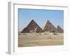 Pyramids at Giza, Unesco World Heritage Site, Near Cairo, Egypt, North Africa, Africa-John Ross-Framed Photographic Print