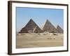 Pyramids at Giza, Unesco World Heritage Site, Near Cairo, Egypt, North Africa, Africa-John Ross-Framed Photographic Print