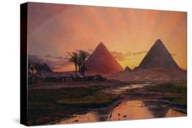 Pyramids at Gizeh-Thomas Seddon-Stretched Canvas