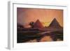 Pyramids at Gizeh-Thomas Seddon-Framed Art Print