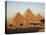 Pyramids at Sunset, Giza, Unesco World Heritage Site, Near Cairo, Egypt, North Africa, Africa-Doug Traverso-Stretched Canvas