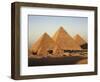 Pyramids at Sunset, Giza, Unesco World Heritage Site, Near Cairo, Egypt, North Africa, Africa-Doug Traverso-Framed Photographic Print