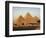 Pyramids at Sunset, Giza, Unesco World Heritage Site, Near Cairo, Egypt, North Africa, Africa-Doug Traverso-Framed Photographic Print