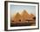 Pyramids at Sunset, Giza, Unesco World Heritage Site, Near Cairo, Egypt, North Africa, Africa-Doug Traverso-Framed Photographic Print