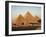 Pyramids at Sunset, Giza, Unesco World Heritage Site, Near Cairo, Egypt, North Africa, Africa-Doug Traverso-Framed Photographic Print