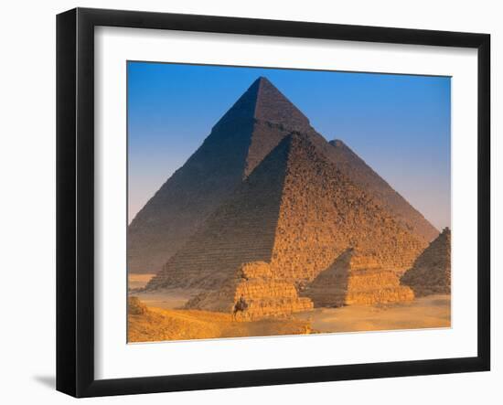 Pyramids, Cairo, Egypt-Peter Adams-Framed Premium Photographic Print