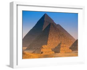 Pyramids, Cairo, Egypt-Peter Adams-Framed Premium Photographic Print