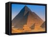 Pyramids, Cairo, Egypt-Peter Adams-Framed Stretched Canvas