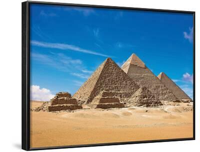 'Pyramids, Giza, Cairo, Egypt' Photographic Print - Miva Stock ...