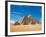 Pyramids, Giza, Cairo, Egypt-Miva Stock-Framed Photographic Print