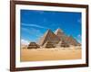 Pyramids, Giza, Cairo, Egypt-Miva Stock-Framed Photographic Print